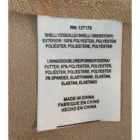 Jenny Yoo Gold One-Shoulder Dress - Picture 4 of 10